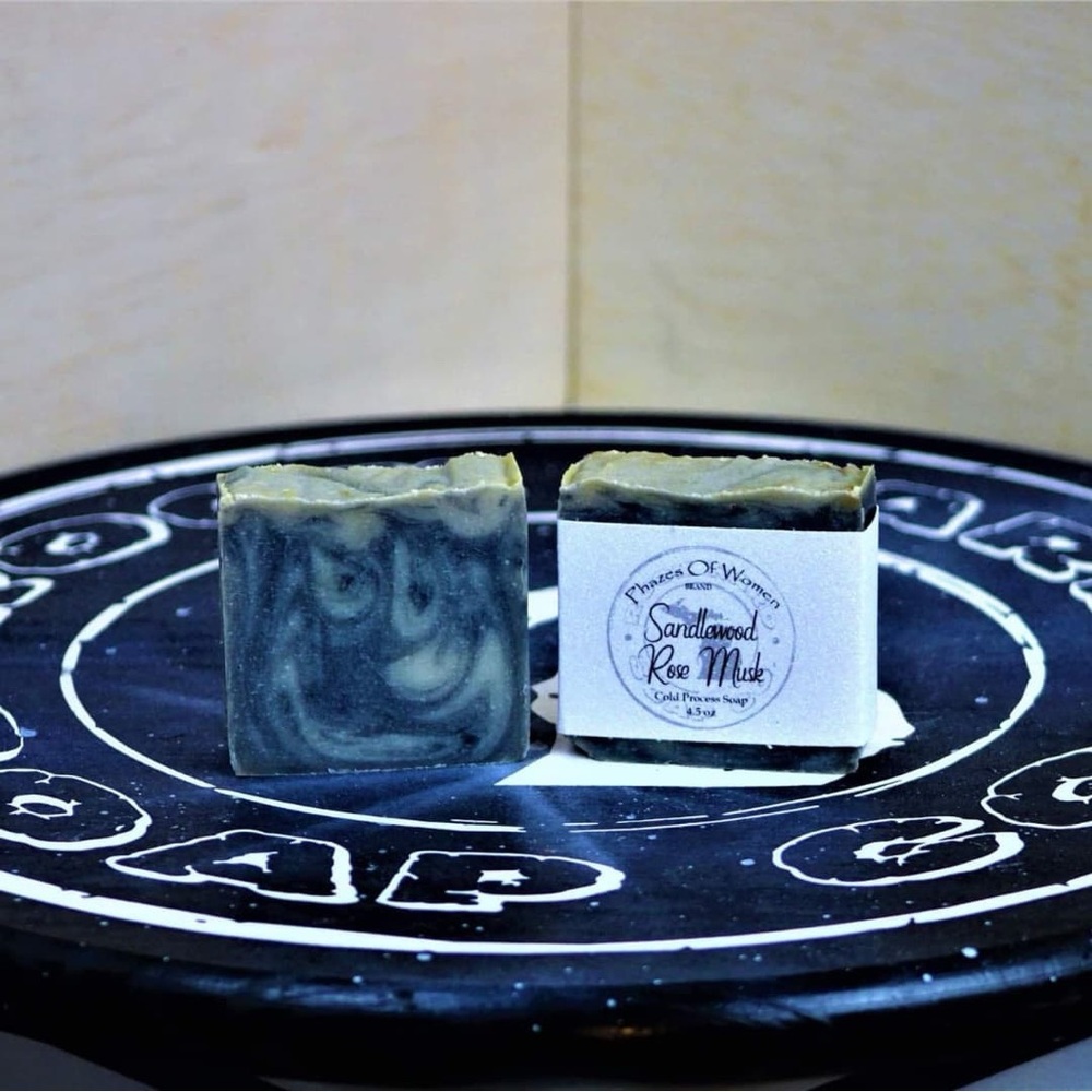 Handcrafted Sandalwood Rose Musk Soap